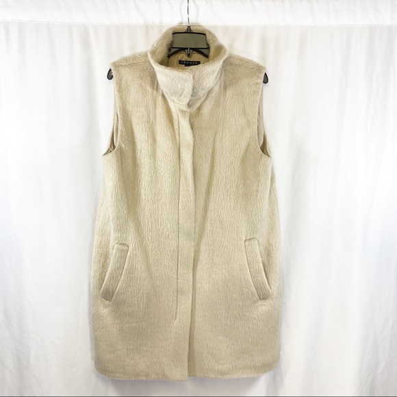 Theory Jackets & Blazers - SALE🔥 THEORY Long Faux Fur Vest